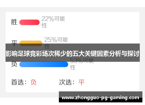 影响足球竞彩场次稀少的五大关键因素分析与探讨